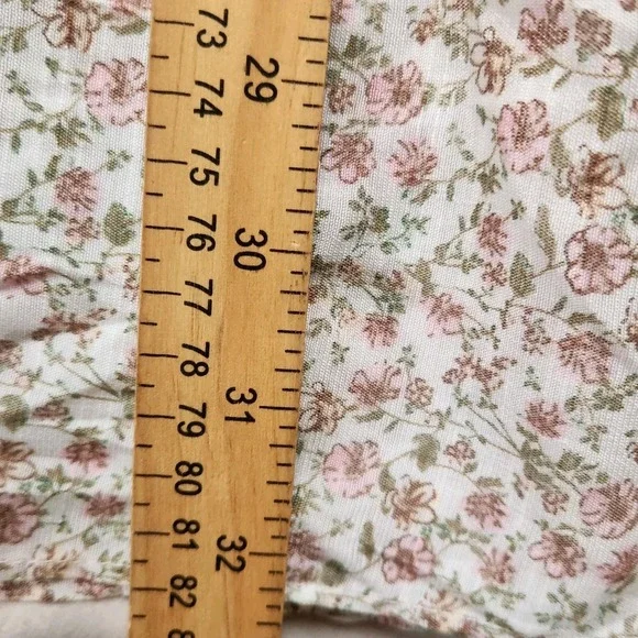ARULA Mini Tank Dress Pink‎ Floral Plus Size 1X Cottagecore Sundress Lightweight - Picture 9 of 9